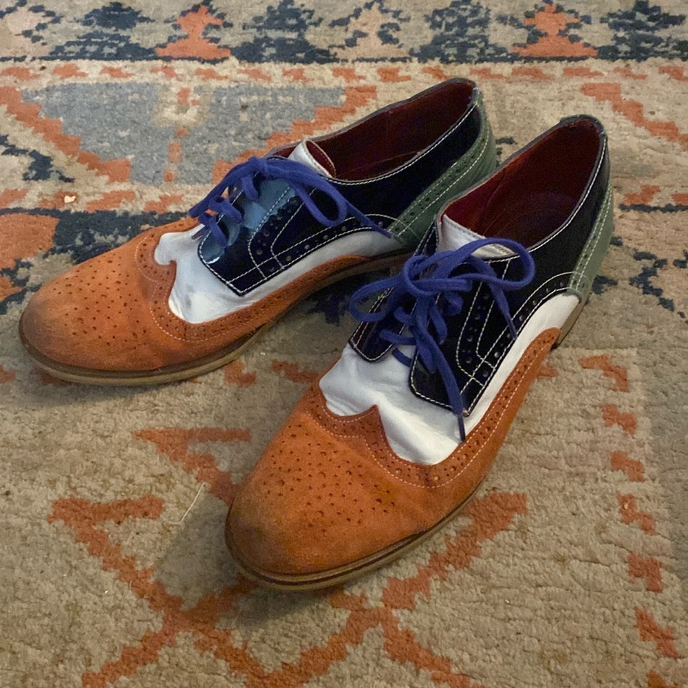 Leather Brogue Shoes‎